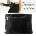 thumbnail image 5 of Portable Back Lumbar Belt, Adjustable Lumbar Lower Back Support Brace, Relieve Lumbar and Lower Back Pain, Prevent Back Injuries Posture Orthosis Waist Belt, Black, 5 of 11