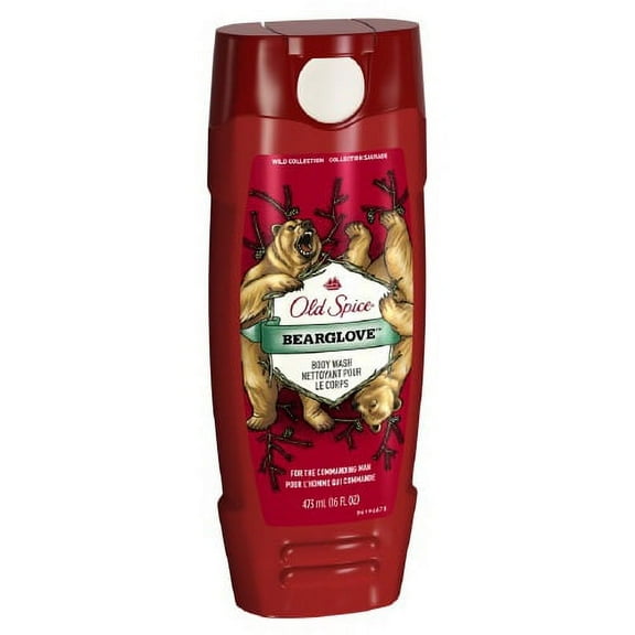 Old Spice Wild Collection Bodywash, Bearglove - 16 Oz, 2 Pack