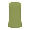 thumbnail image 4 of CHGBMOK Womens Tank Tops Summer Loose Sleeveless Tops Ribbed Trim Scoop Neck Curved Hem, 4 of 5