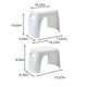 thumbnail image 4 of Moyic Taburete de pie de estilo japonés, zapato de seguridad para niños, sala de estar, baño, cocina, hogar, asiento bajo y liso, banco pequeño Conjuntos de muebles de sala de estar tipo alto Moyic HA083625-02, 4 of 6