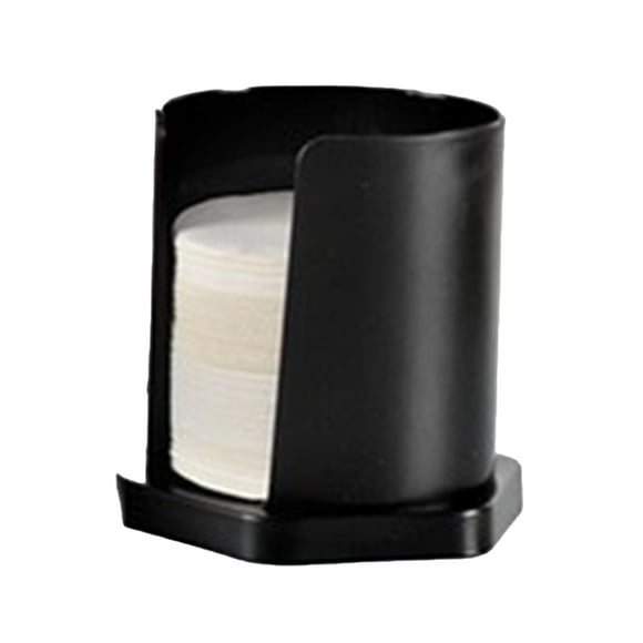Coffee Filter Paper Storage Box Round Mocha Pot Filter Paper Holder Dust-proof (Coffee Maker Parts & Accessories, for Coffee Table、Kitchen)