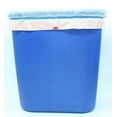 Garbage Trash Can Rubber Bands Blue Large Size 17" Inch Rubberbands for