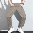 thumbnail image 5 of PNTUTB Chino Pants for Mens Straight Leg Trousers Basic Classic Office Workwear Daily Casual Loose Comfort Pants with Multiple Pockets, 5 of 7