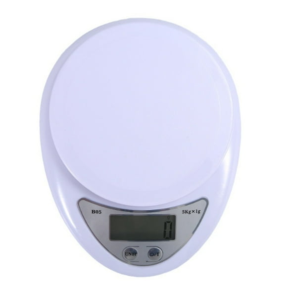 Digital Electronic Kitchen Scale with LCD Display, Portable Design for Baking Cooking Jewelry Mailing, Unit Conversion Low Battery Indication for Versatile Weighing Tasks