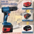 thumbnail image 2 of Power Tools Adapter Converter for Hilti 22V B22 Li-ion Battery for Bos.ch 18V Electric Tools, 2 of 4