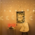 thumbnail image 1 of Halloween Decorations Clearance Sale  Ramadan Star LED Bulb String Light Decoration Curtain Light Wedding Neon, 1 of 2
