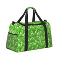 thumbnail image 2 of Fotbe Green Cucumber Bolsa de Viaje con Estampado, Bolsa de Fin de Semana para Mujer con Compartimento para Zapatos, Bolsa de Gimnasio con Bolsillo Húmedo, 2 of 7