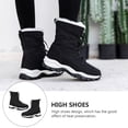 thumbnail image 3 of WORGEOUS 1 par de botas de nieve de felpa para mujer de invierno a la moda, botas de nieve altas medias cálidas, 3 of 7