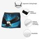 thumbnail image 3 of Balery Night Sky Forest Bald Eagle Calzoncillos bóxer para hombre, ropa interior de algodón suave y transpirable con cinturilla de nailon-Medium, 3 of 5