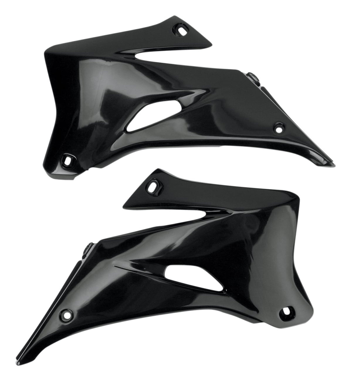 UFO Replacement Plastic Radiator Shrouds/Covers Black (YA04867001