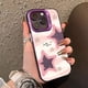 thumbnail image 3 of Funda para teléfono con diseño gráfico láser mate con estrellas manchadas para iPhone 16, 15, 14 Pro Max, fundas para iPhone 11, 12, 13, XS, X, XR, 7, 8 Plus, 15, cubierta enchapada, 3 of 5