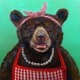 thumbnail image 2 of Heffernan, Lucia 26x26 Gold Ornate Wood Framed with Double Matting Museum Art Print Titled - Mama Bear, 2 of 4