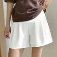 thumbnail image 7 of Edvintorg Maternity Summer Clothes Fashion Solid Color Breathable High Waisted Maternity Shorts Cute Lounge Pregnancy Shorts for Women, 7 of 7