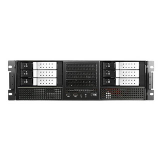 3u Rugged Rack 3U Eatx Rugged Rackmount 6 x 3.5 In. Trayless Hotswap Chassis Silver ...