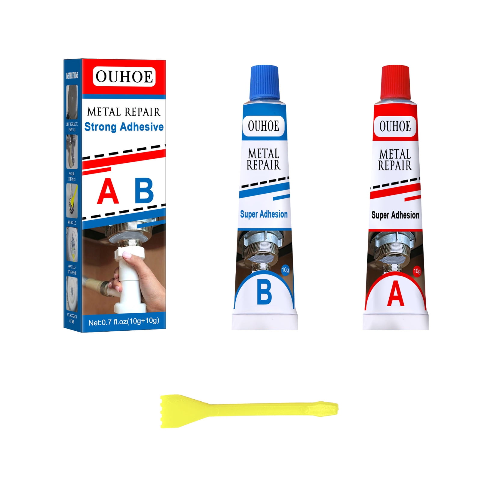 Caster Glue AB Group Double Tube Industrial Heat Resistance Cold Weld