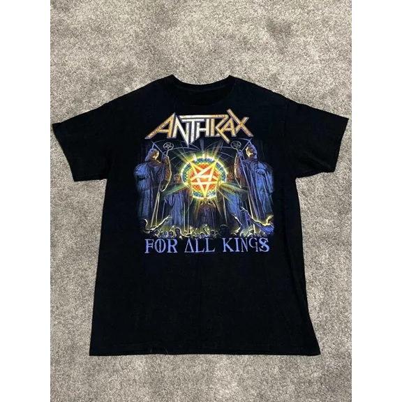 Anthrax For All Kings Band Graphic Music Tee Unisex T-Shirt up to size 5XL