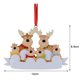 thumbnail image 2 of Decoración De Árbol De Navidad, Ciervo Bonito, Adorno Colgante De Resina Familiar Diy, Decoración De Fiesta De Navidad 2021 Scienceny HA042988-06, 2 of 4
