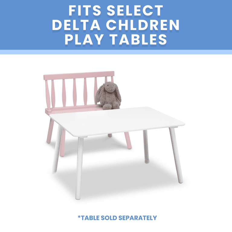 Delta Children Kids Windsor Bench Pink Walmart