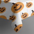 thumbnail image 5 of Halloween Simple Pumpkin Pattern Square Tablecloth,Waterproof Square Table Cover,Wipeable Spillproof Washable Table Cover for Home Kitchen Party Decor 42"X42"(107x107cm), 5 of 6
