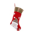 thumbnail image 4 of Wosthever Christmas Stocking Hanging Wall Window Gifts Bag Party Decoration Pendants Sock Ornament Candy Bar Club for Children Type2 NO2, 4 of 6