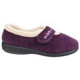 thumbnail image 2 of Fleet & Foster Womens Capa Floral Touch Fasten Slippers, 2 of 4