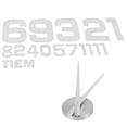 thumbnail image 3 of Reloj de pared artístico, reloj de pared grande, adhesivo de pared DIY, reloj de pared para salón, optimizado para la excelencia, 3 of 8