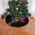 thumbnail image 2 of FMSHPON TrumpetAbstract Decoration Xmas Christmas Tree Skirt Stand Mat for Holiday Party Decoration Indoor Outdoor 36 inches, 2 of 3