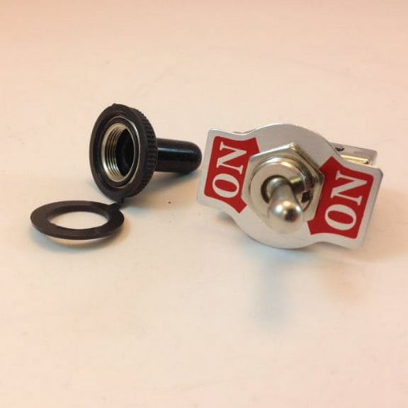 MEDIUM DUTY ON/ON TOGGLE SWITCH WITH POSITION SWITCH COVER (RUBBER BOOT/ WATER PROOF CAP)