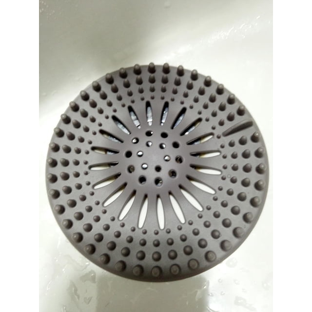 Tapa de drenaje de piso de silicona antiobstrucción para fregadero, filtro antiobstrucción para el cabello del baño, filtro de alcantarillado