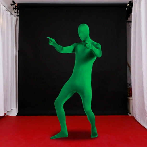 Disfraz unisex de mono completo para adulto | Traje de spandex elástico para hombre que desaparece para Halloween y cosplay | Carnaval, fiestas y eventos deportivos | Cremallera trasera y lavable a