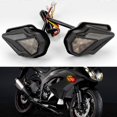 thumbnail image 2 of 1 Pair New General Purpose Motorcycle LED Cornering Lights Yellow White, 2 of 3