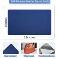 thumbnail image 2 of Kit de parches para reparación de cuero Giftmeet 20 x 30 cm azul real 2 piezas, 2 of 6