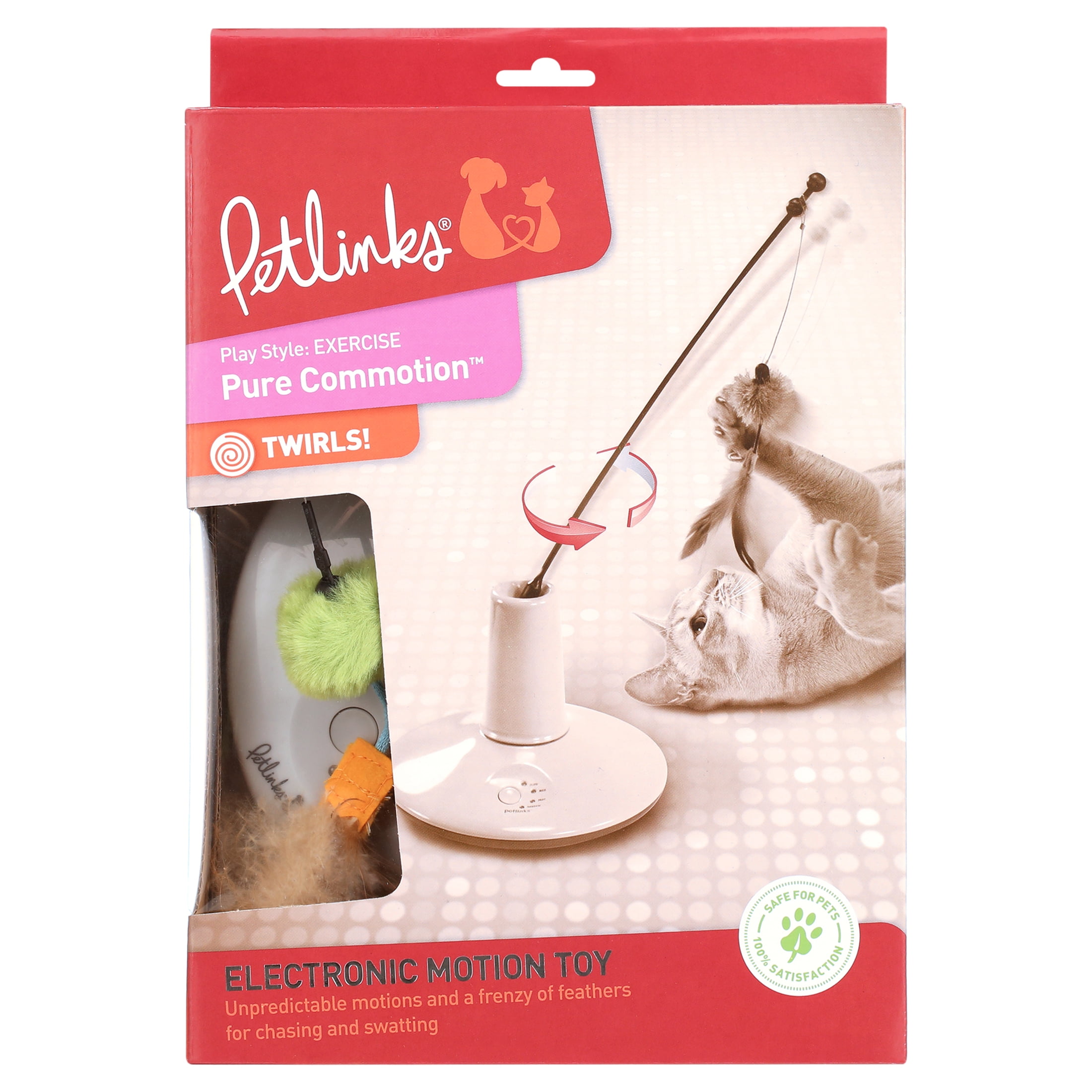 Petlinks Pure Commotion Electronic Motion Cat Toy, Battery Powered
