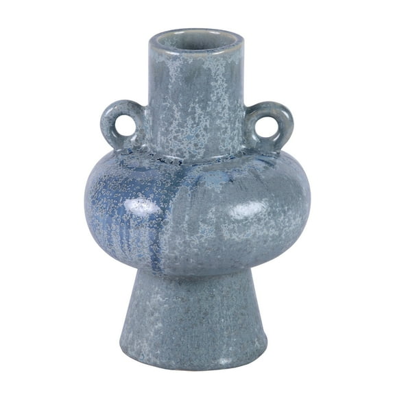 ELK Home Derry 8.5 Inch Blue Earthenware Standard Tabletop Vase