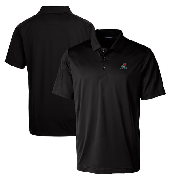 Men's Cutter & Buck Black Arizona Diamondbacks Prospect Textured Stretch Polo