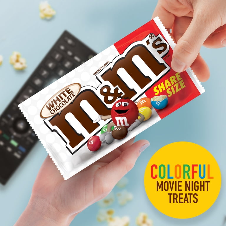 M&M's White Chocolate Candy, Share Size - 2.47 oz Bag - Walmart.com