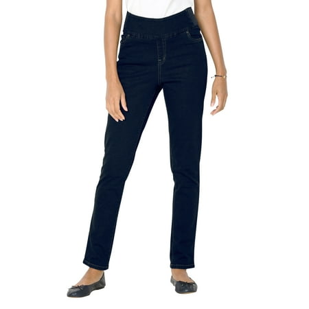 Woman Within Women's Plus Size Tall Smooth Waist Skinny Jean
