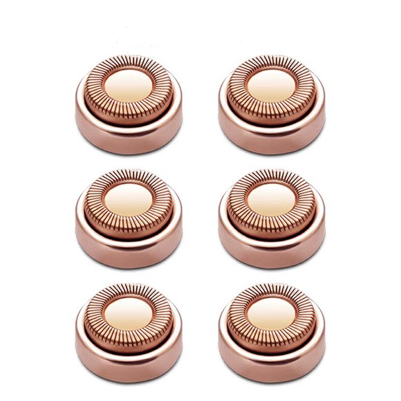 facial Hair remover replacement heads for Touch facial Hair removal tool for Women As Seen On TV 6 Count.