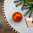 thumbnail image 2 of Orange Shiny Shatterproof Christmas Ball Ornament 4" (100mm), 2 of 3