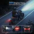 thumbnail image 6 of DEEPOWER Electric Bike for Adults, 750W Motor& 28MPH Fat Tire E Bike,48V 60AH Battery, 70-160 Max Miles,Dual Suspension Ebikes for Adults, 20" Fat Tire E Bike, 6 of 7