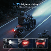 DEEPOWER Electric Bike for Adults, 2000W Peak Motor& 32MPH Electric Dirt Bike,48V 60AH Battery, 70-160 Max Miles,Dual Suspension Ebikes for Adults, 20 Fat Tire E Bike