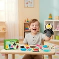 thumbnail image 5 of Laffact Making Bird Hand Puppet Craft Kit For Storytelling Role Play Toy,Owl Felt Sock Puppet,6pcs, 5 of 6