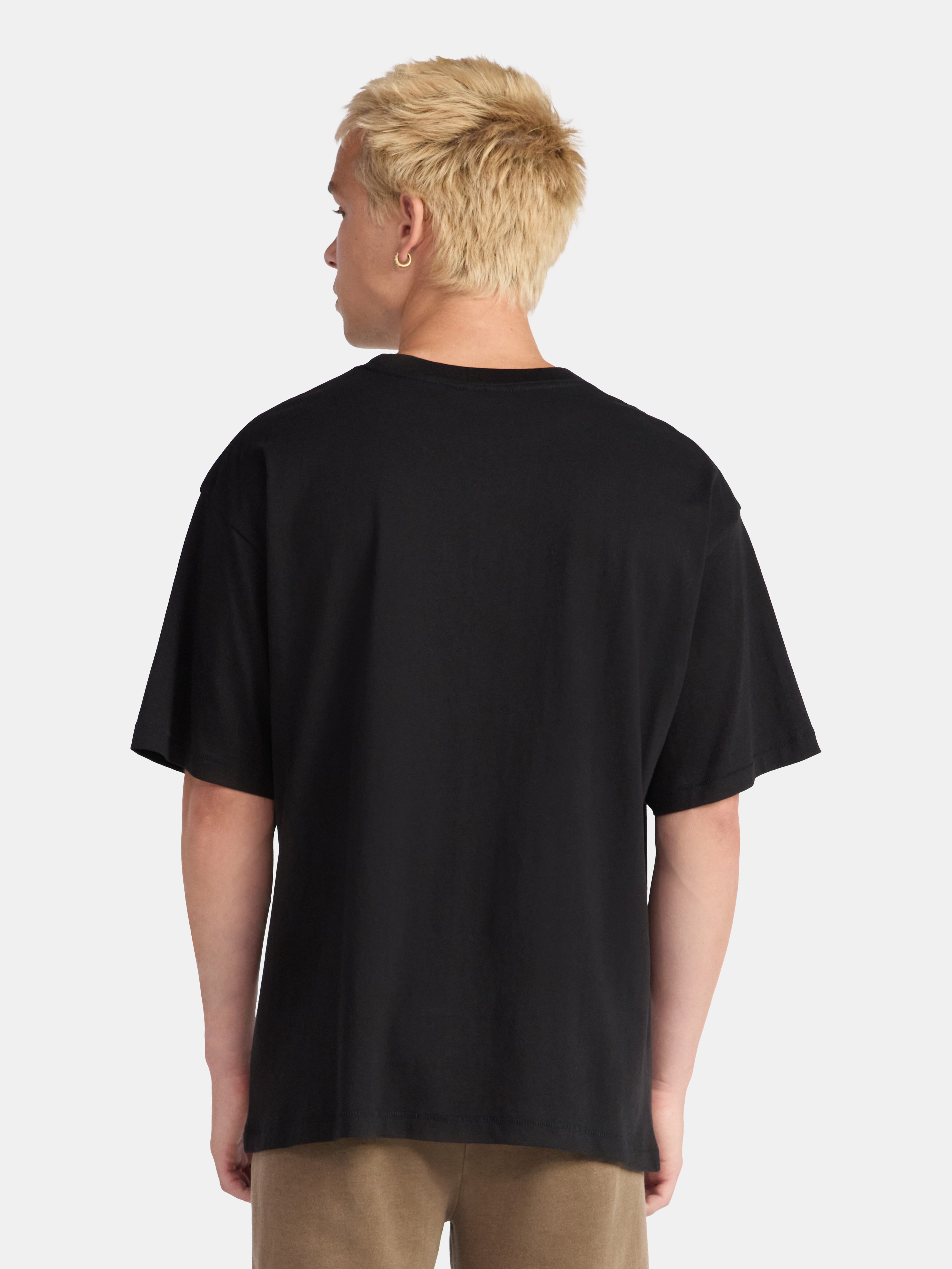 No Boundaries All Gender Cotton Oversized Tee, 2-Pack, Men's & Big Men's Sizes XS-5XL
