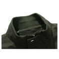 thumbnail image 3 of Varsity Jacket Men Zipper Stand Collar Solid Imitation Puffer&nbsp;Jacket&nbsp;Men,Green,XL, 3 of 8