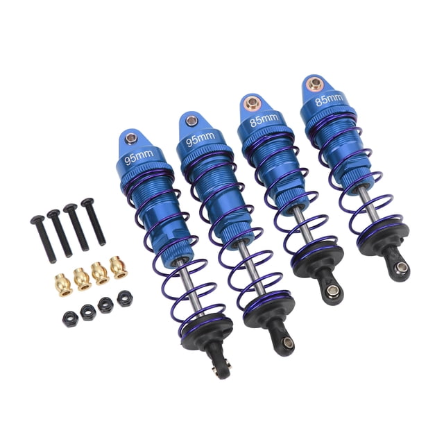 Amortiguador de resorte RC de traxxas 1 / 10 RC coche azul oscuro HSP componente de actualización de aleación de aluminio antes y después del amortiguador RC