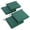Forest Green, variant on 20-inch by 19-inch Twill Chair Cushion (Set of Four)