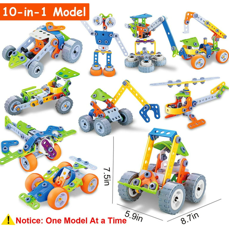6 in 1 Wood Car Building Kits for Kids Ages 8-12, STEM Kits for