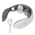 thumbnail image 1 of Masajeador de cuello de 42 °C con compresas calientes y 6 cabezales de masaje, diseño ergonómico en forma de U, cómodo equipo de masaje para regalo., 1 of 14