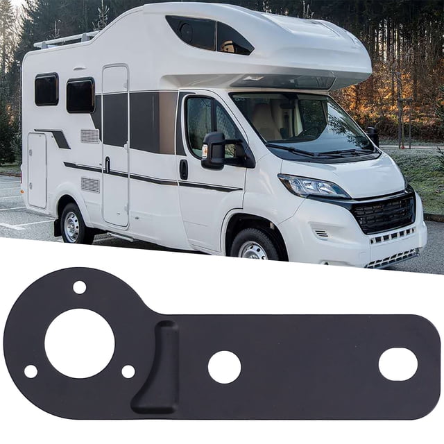 Placa de Montaje de Hierro de Soporte Europa de Hierro Negro para el Remolque de Vehículos Comerciales RV CAR