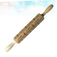 thumbnail image 4 of OFFIGAM Wooden Dough Rolling Pin Baking Tool for Christmas Baking and Cooking, Perfect Gift for Moms, 1 Piece, 4 of 8